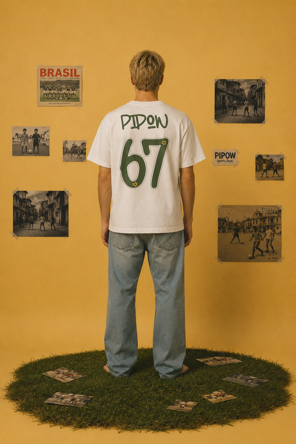 Pipow Jersey Brasil 67 | White