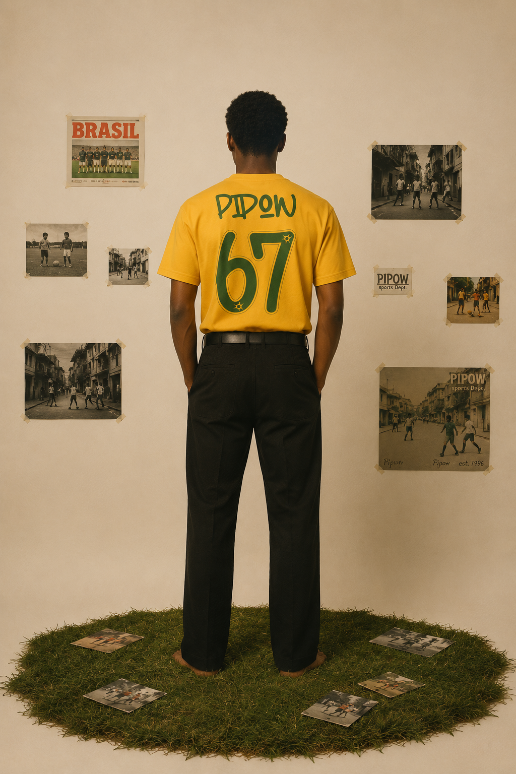 Pipow Jersey Brasil 67 | Yellow