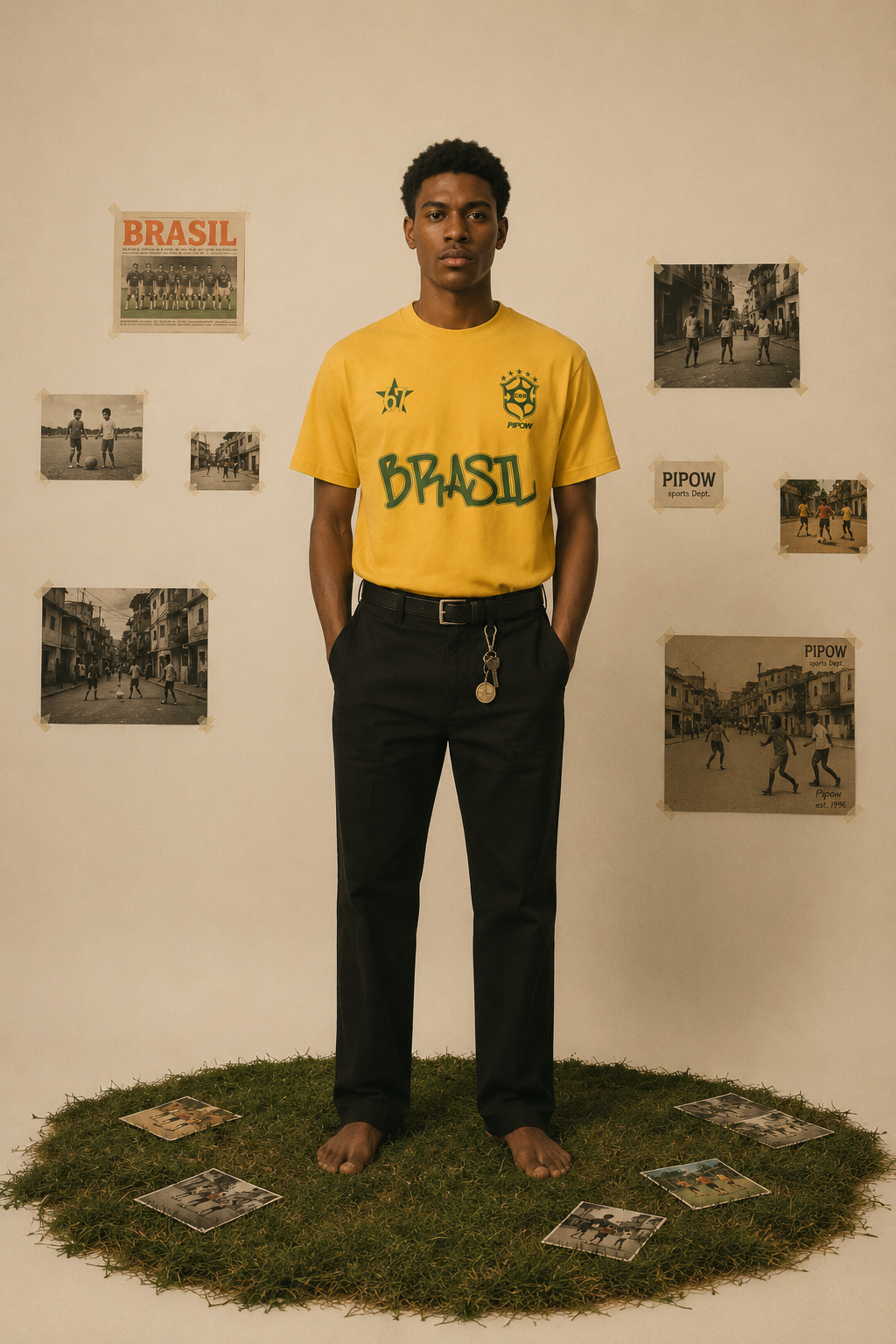 Pipow Jersey Brasil 67 | Yellow