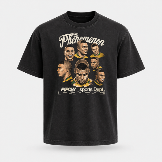 The phenomenon Bootleg oversized faded t-shirt | Black
