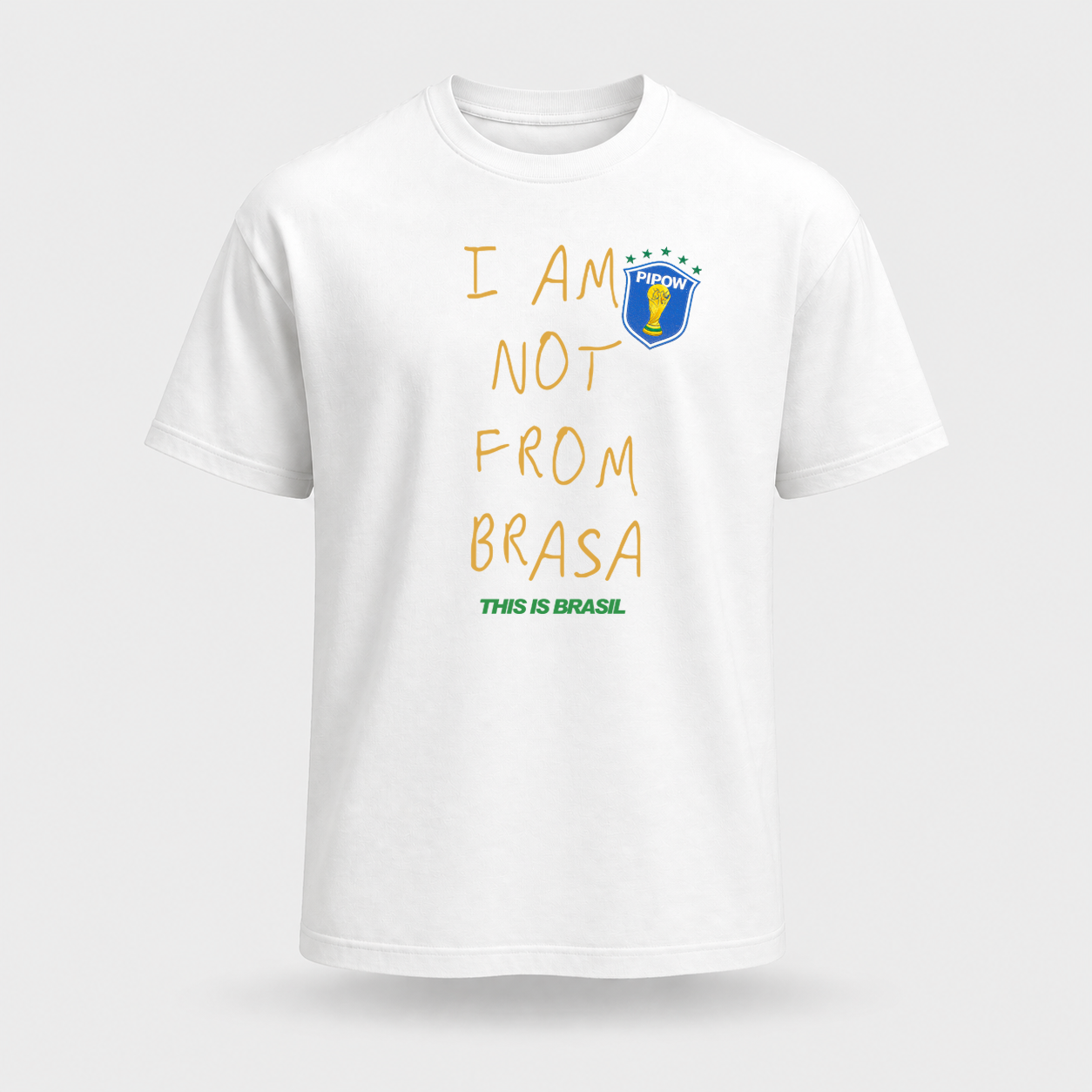 This is Brasil tee | White