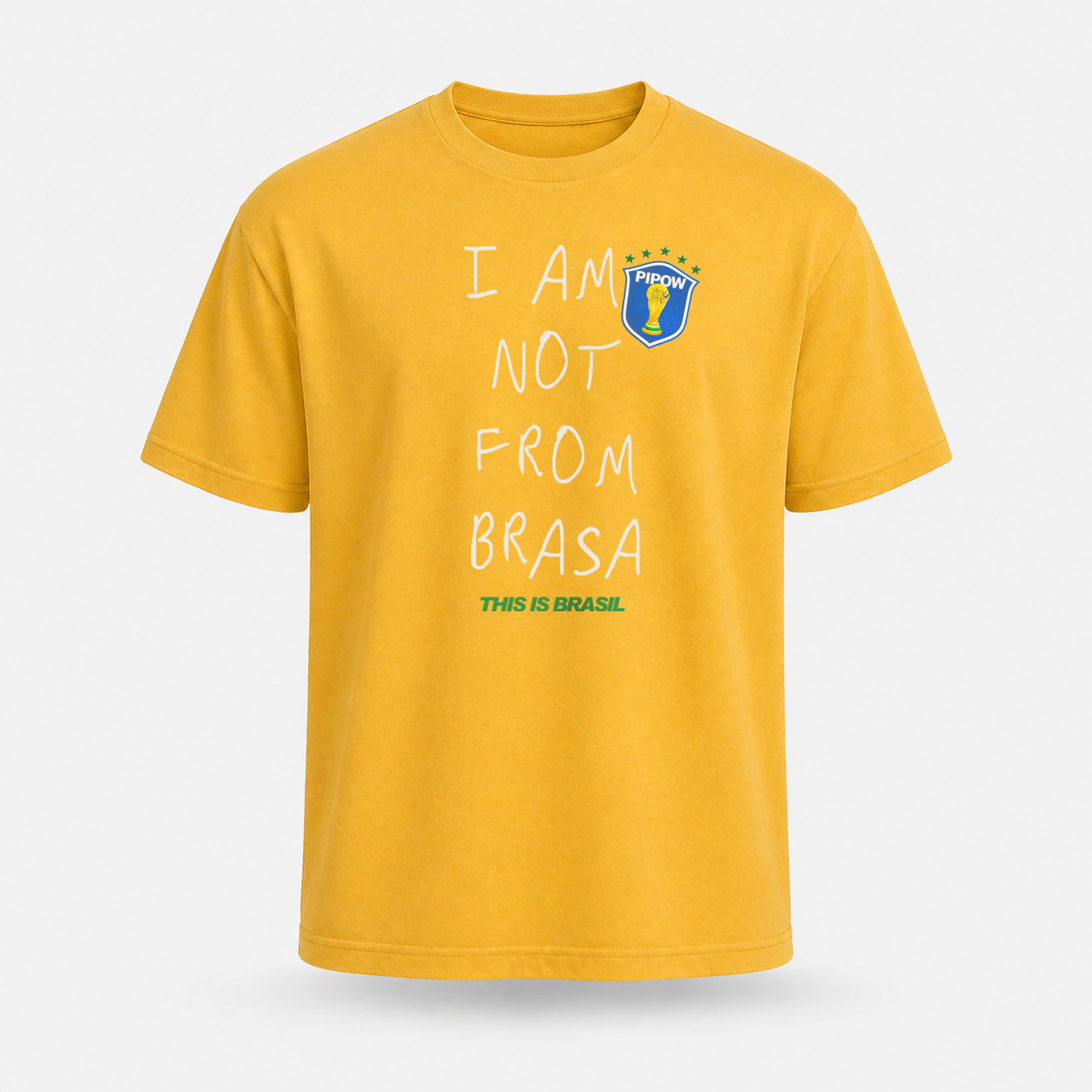 This is Brasil tee | Yellow
